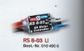 RS 8-03Li für den Betrieb mit Lithium Akkus