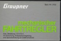 !Mechanischer Fahrtregler