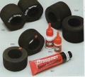 1-PAAR Red Point RC racing Slicks Rarität 80-iger Jahre