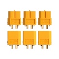 XT 60 3,5 mm Goldkontakte gelb - 3-Paar