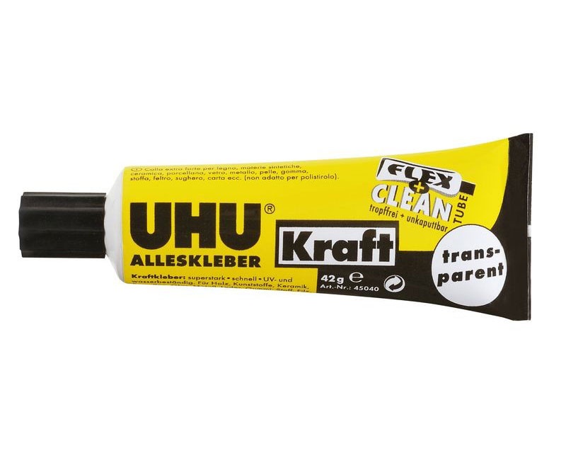 UHU ALLESKLEBER Kraft FLEX + CLEAN 42g Tube