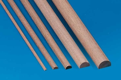 Halbrundstab Holz 2x4 mm * 1-m lang