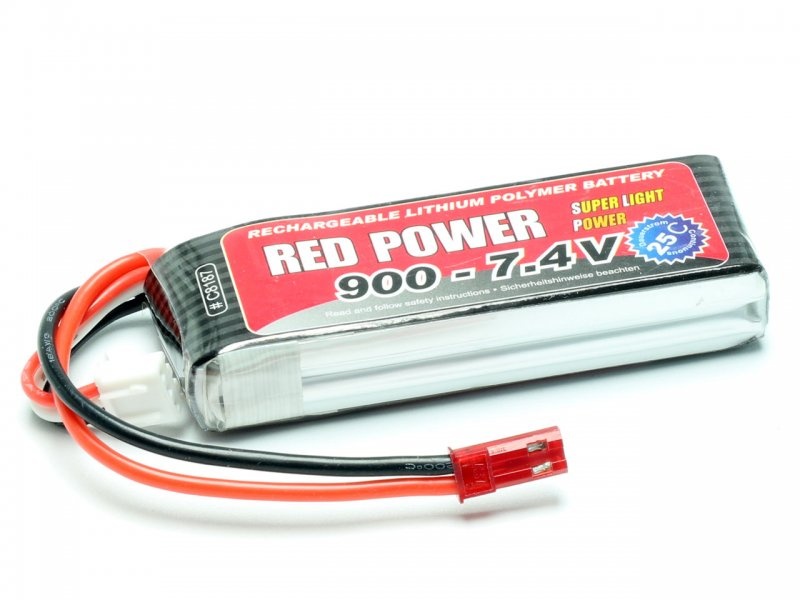 RED POWER LiPO 900-7,4V