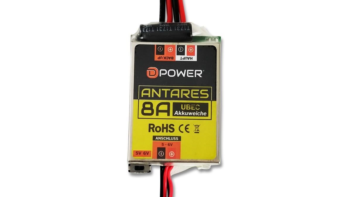 D-Power Antares UBEC 8A Akkuweiche