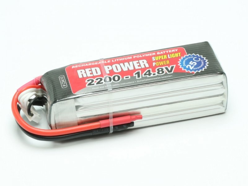 LiPo Akku RED POWER SLP 2200 - 14,8V