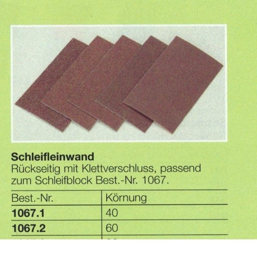 Schleifleinwand  K&ouml;rnung 40