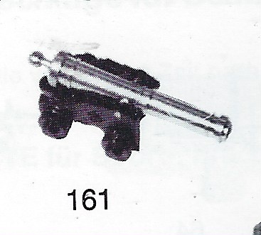 Kanone mit Messingrohr  Länge 30 mm