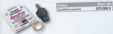 QWIK FIRE WARM für RC-Cars bis 2,5 ccm³