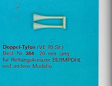 Doppel-Typhon  1-Stück