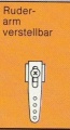 !VERSTELLBARER RUDERARM f.Varioprop Servo