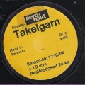 Takelgarn 1.0mm weiß /20m