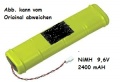 Senderakku 9,6V 2400 mA* NiMH*FUT