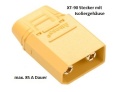 XT-90 Goldstecker m.Kappe, max. 85 A *2-St&uuml;ck