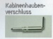 Kabinenhaubenverschluss