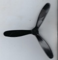 COX Luftschraube 3-Blatt Kunststoff