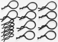 Karosserieklammern - groß und klein - für 6mm Halter