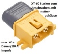 XT-60 L Goldstecker z. Anschraub.m. Isogeh.,max.