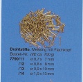 Drahtstifte (/)1.0x13mm  Messing