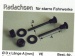 Radachsen für starre Fahrwerke 30x4