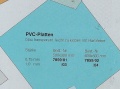 PVC-blau 300x500x1.0mm