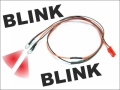 LED Ø 3mm Kabel blinkend (rot)