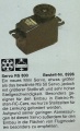!Servo RS 800  robbe-Stecker Rarität 80-iger Jahre