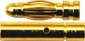 3 mm Goldverbinder, Stecker+Buchse