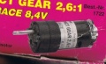 !Compact Gear 2,6:1 m.500BB Race 8,4V